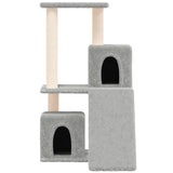 Vidaxl Cat Furniture with Sisal Stocking Posts 82 cm světle šedá