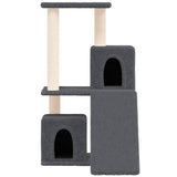 Vidaxl Cat Furniture avec Sisal Scratch Posts 82 cm Gris foncé