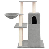 Vidaxl Cat Furniture avec Sisal Scratch Posts 82 cm Gris clair