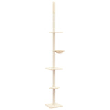 VidaXL Cat furniture floor to ceiling 263.5-289.5 cm cream-colored