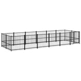 Vidaxl dog kennel for outside 11.26 m² steel