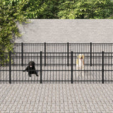 Vidaxl dog kennel for outside 19.76 m² steel