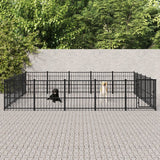 Vidaxl Dog Kennel pro venku 23,52 m² ocel