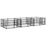 Vidaxl dog kennel for outside 11.26 m² steel