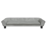 Vidaxl psí koš 100x50x21 cm Velvet Light Grey