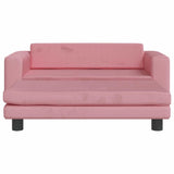 Vidaxl Dog Ceste con estensione 100x50x30 cm Velvet Pink