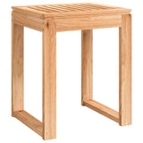 Tabouret de salle de bain vidaxl 40x30x46 cm en bois de noyer massif