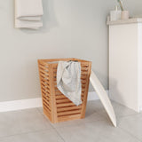 Tabouret de salle de bain vidaxl 40.5x40.5x56 cm en bois de noyer massif