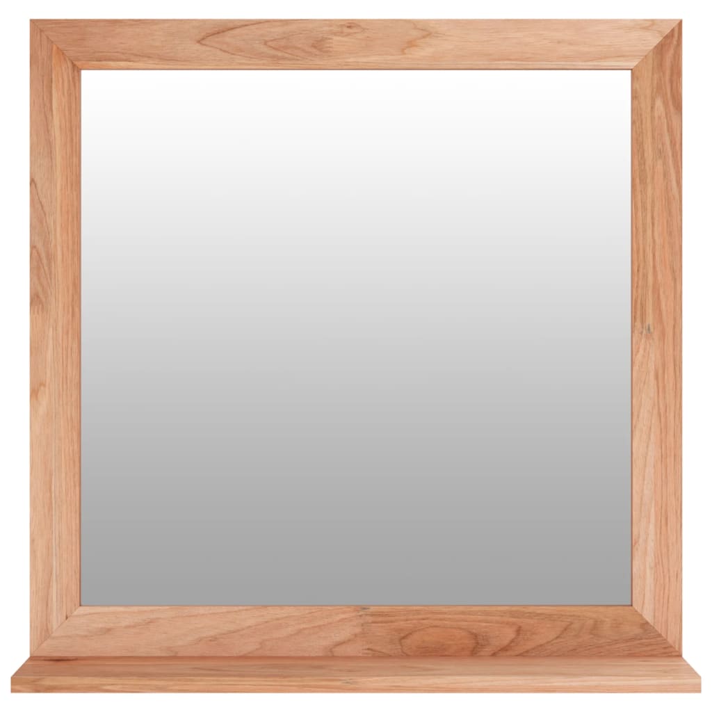 Vidaxl Wall mirror 55x55 cm Solid walnut wood