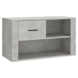 VidaXL shoe cabinet 80x35x45 cm edited wood concrete price