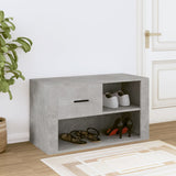 VidaXL shoe cabinet 80x35x45 cm edited wood concrete price