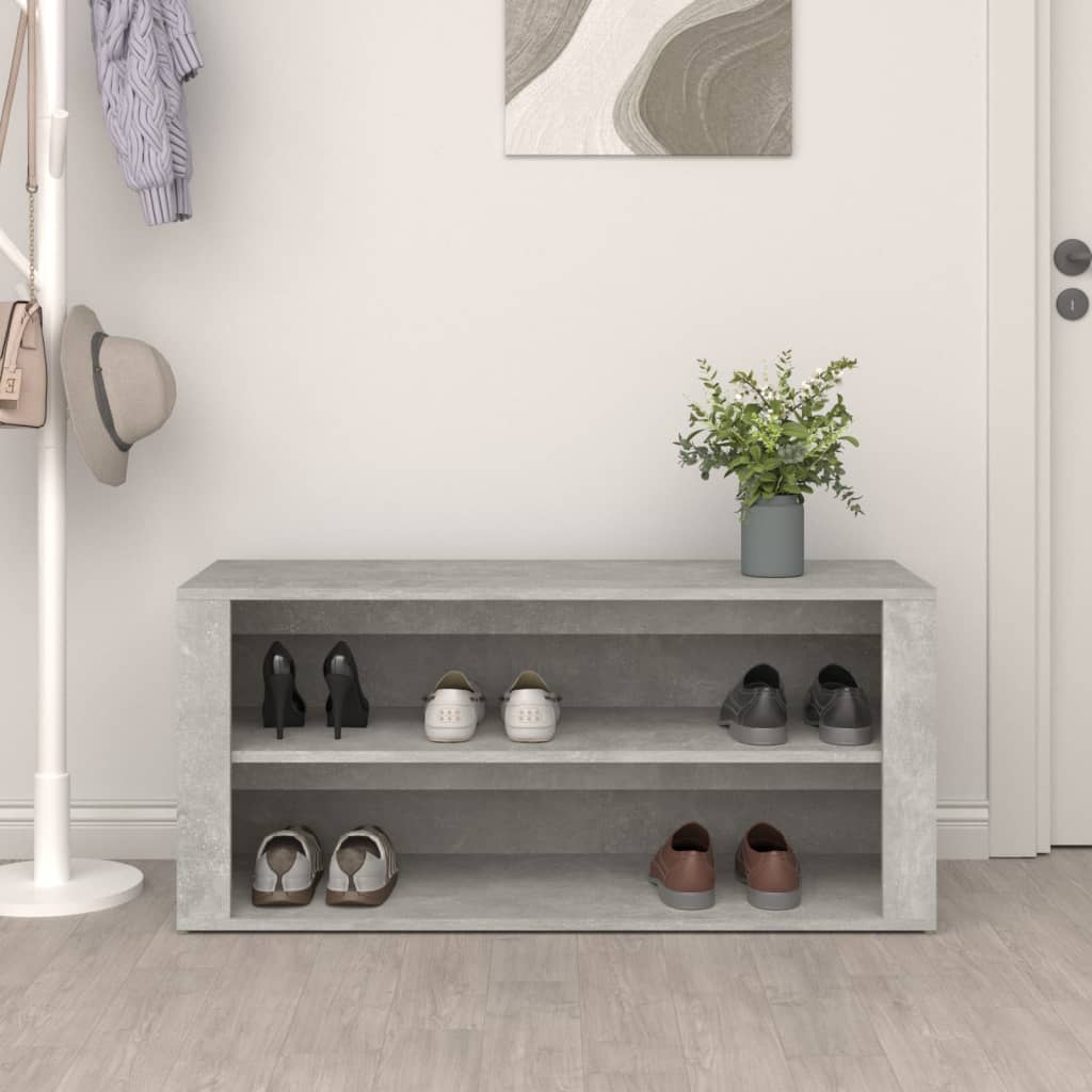 Vidaxl Shoe Rack 100x35x45 cm redigeret træbetonpris