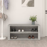 VidaXL shoe rack 100x35x45 cm edited wood concrete price