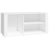 Gabinete de zapatos Vidaxl 100x35x45 cm de madera propiedad de madera blanca