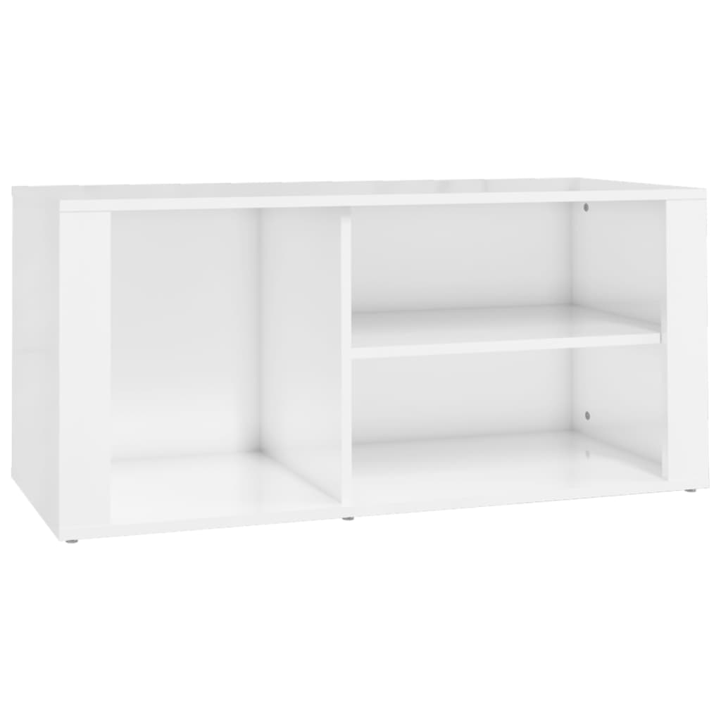 Kabinet bot Vidaxl 100x35x45 cm Vlastní dřevo High Gloss White