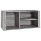 Vidaxl Cabinet da scarpe 100x35x45 cm Sonoma grigio in legno