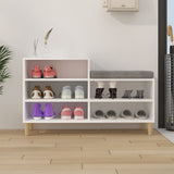 VidaXL Shoe cabinet 102x36x60 cm Properted Wood White