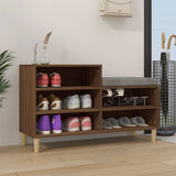 Vidaxl Shoe Cabinet 102x36x60 cm Property Wood Brown Oak Color