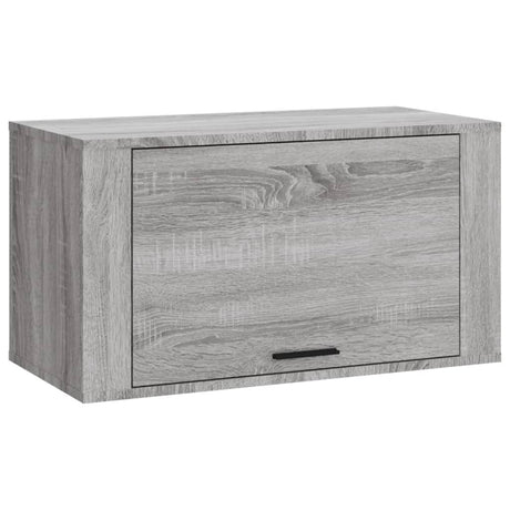 VidaXL Wandschoenenkast 70x35x38 cm massief grenenhout sonoma grijs