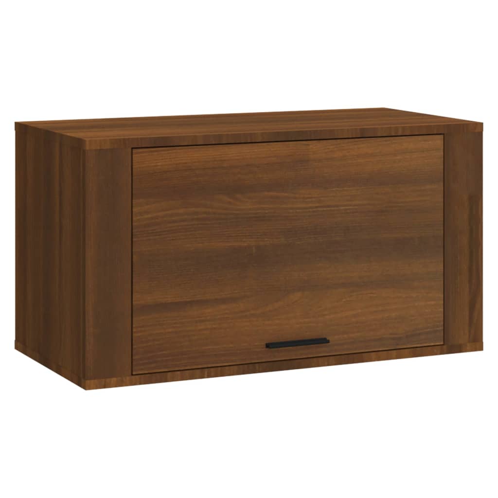 Vidaxl Wall Shoe Cabinet 70x35x38 cm Solid fyrretræ Browniken