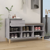 Vidaxl Cabinet da scarpe 102x36x60 cm Properpata Sonoma Grey