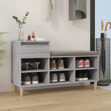 Vidaxl Schong Cabinet 102x36x60 cm Propertéiert Holz Sonoma Grey