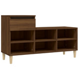 VidaXL shoe cabinet 102x36x60 cm Properted wood brown oak color