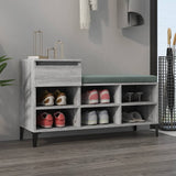 Vidaxl Schong Cabinet 102x36x60 cm Propertéiert Holz Sonoma Grey