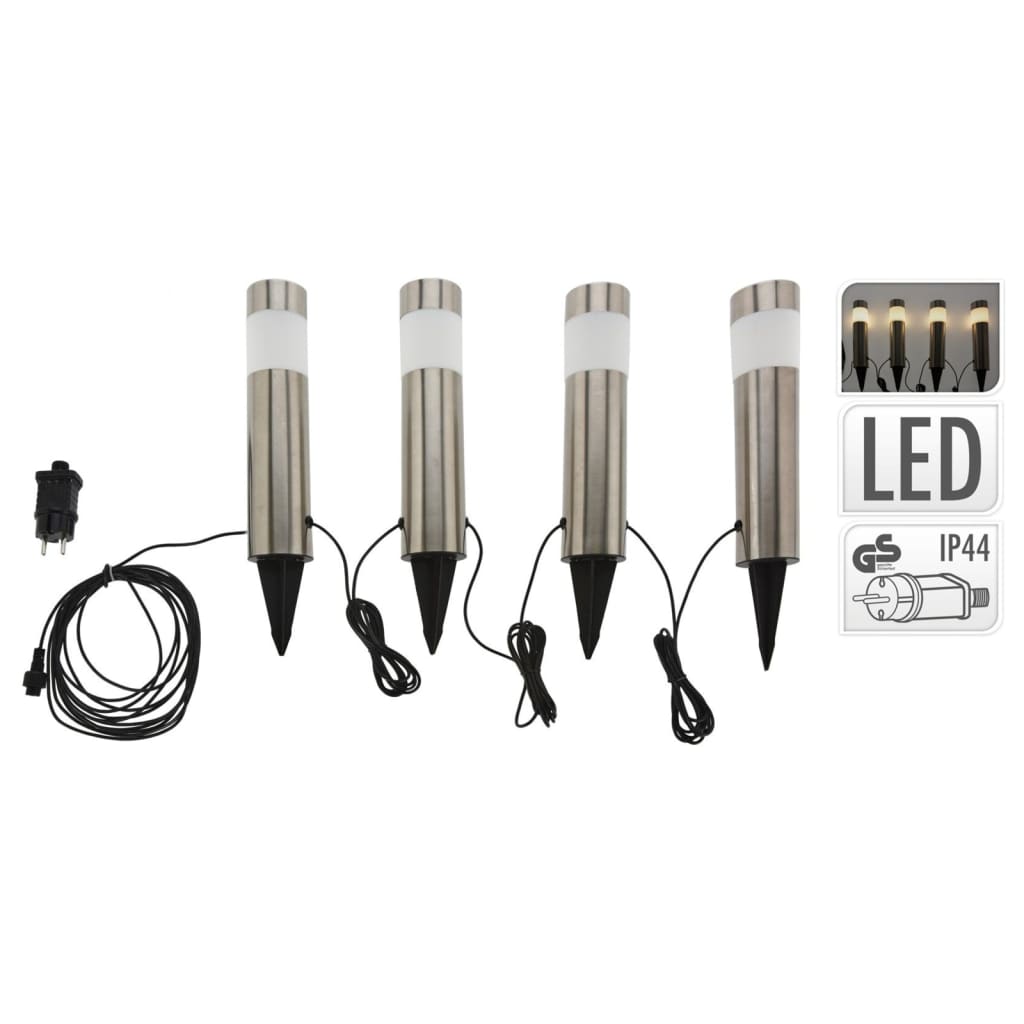 Progarden Progarden Garden Lamps 4 St LED 6,3x37,5 cm