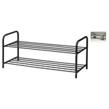 Opbevaringsløsninger Opbevaringsløsninger Sko rack med 2 lag 91x35x38,5 cm