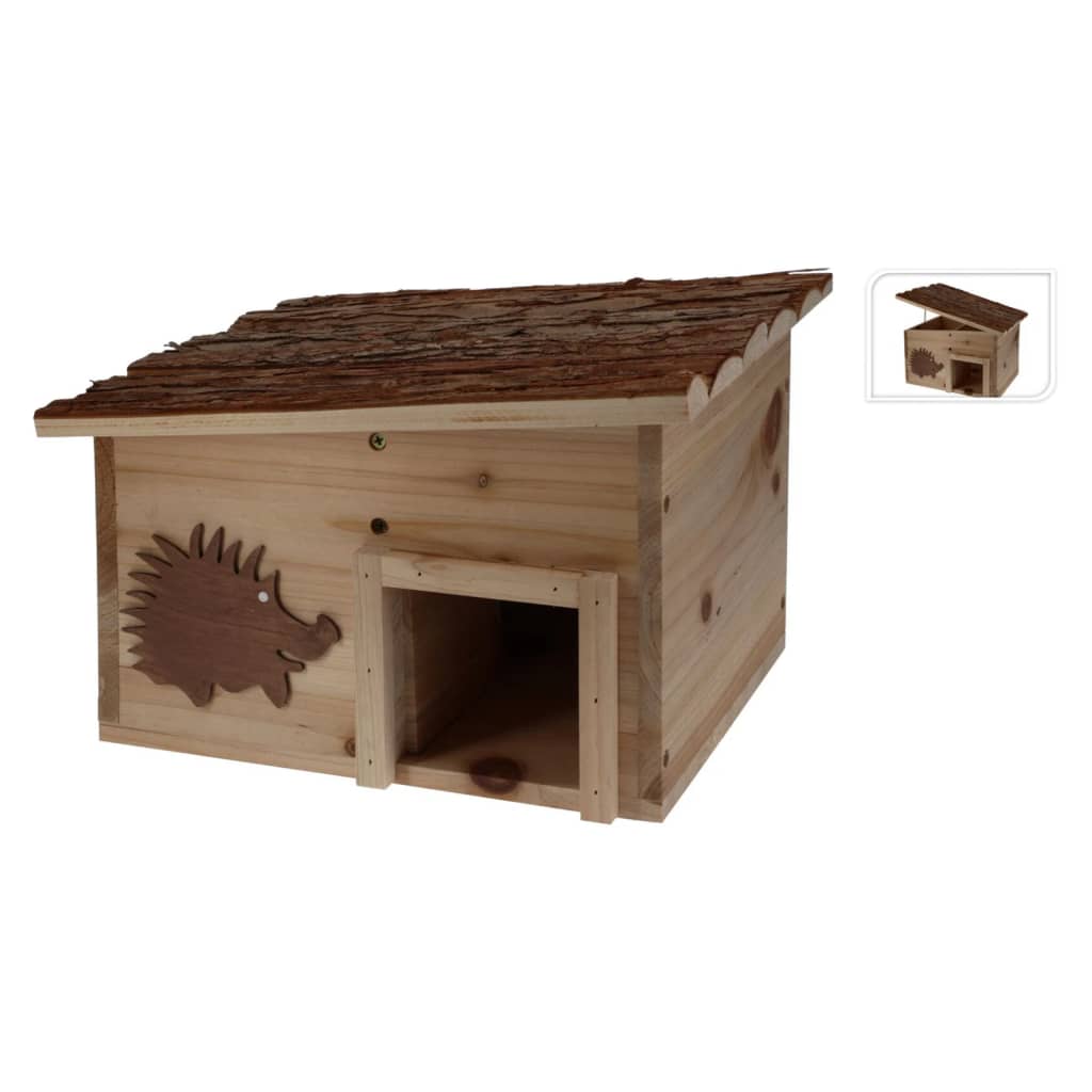 ProGarden ProGarden Egelhuisje 34x28x22 cm hout met boomschors