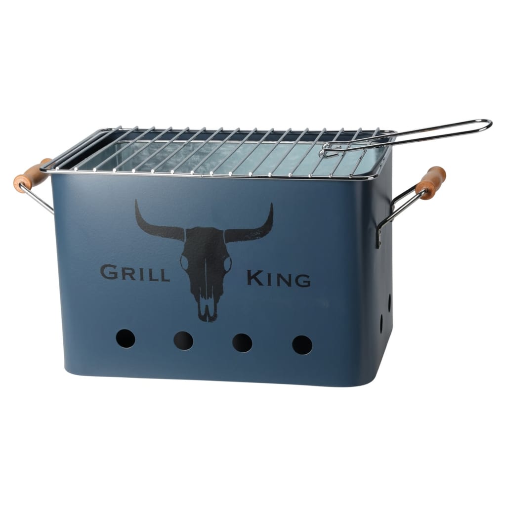 ProGarden ProGarden Barbecuegrill rechthoekig mat donkerblauw