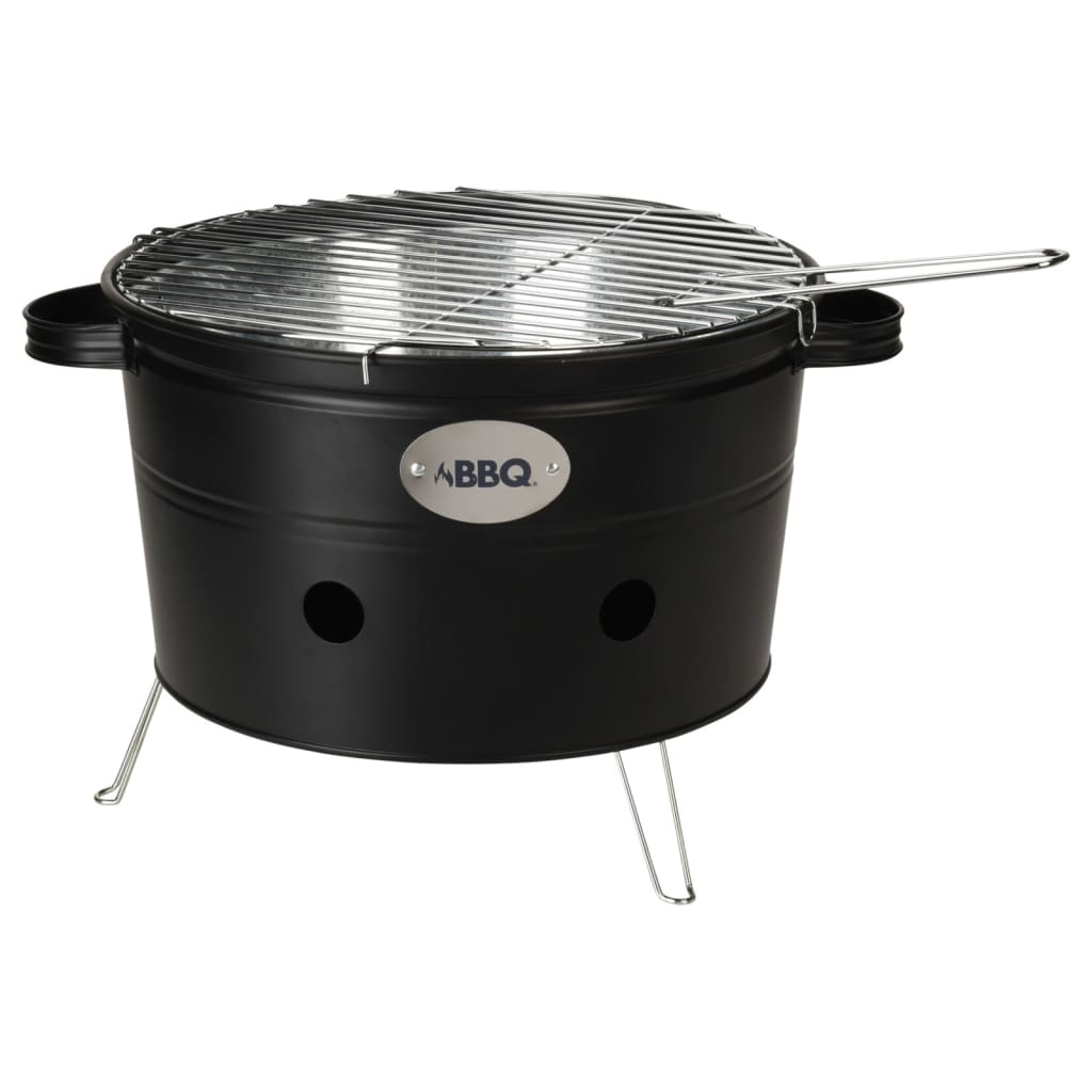 Progarden Progarden Borbecue Bucket con 2 manici 34,5 cm nero