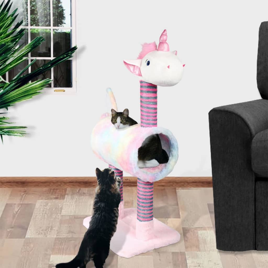 Pets Collection Pets Collection Cat Scratching Pole Unicorn 40x30x85 cm