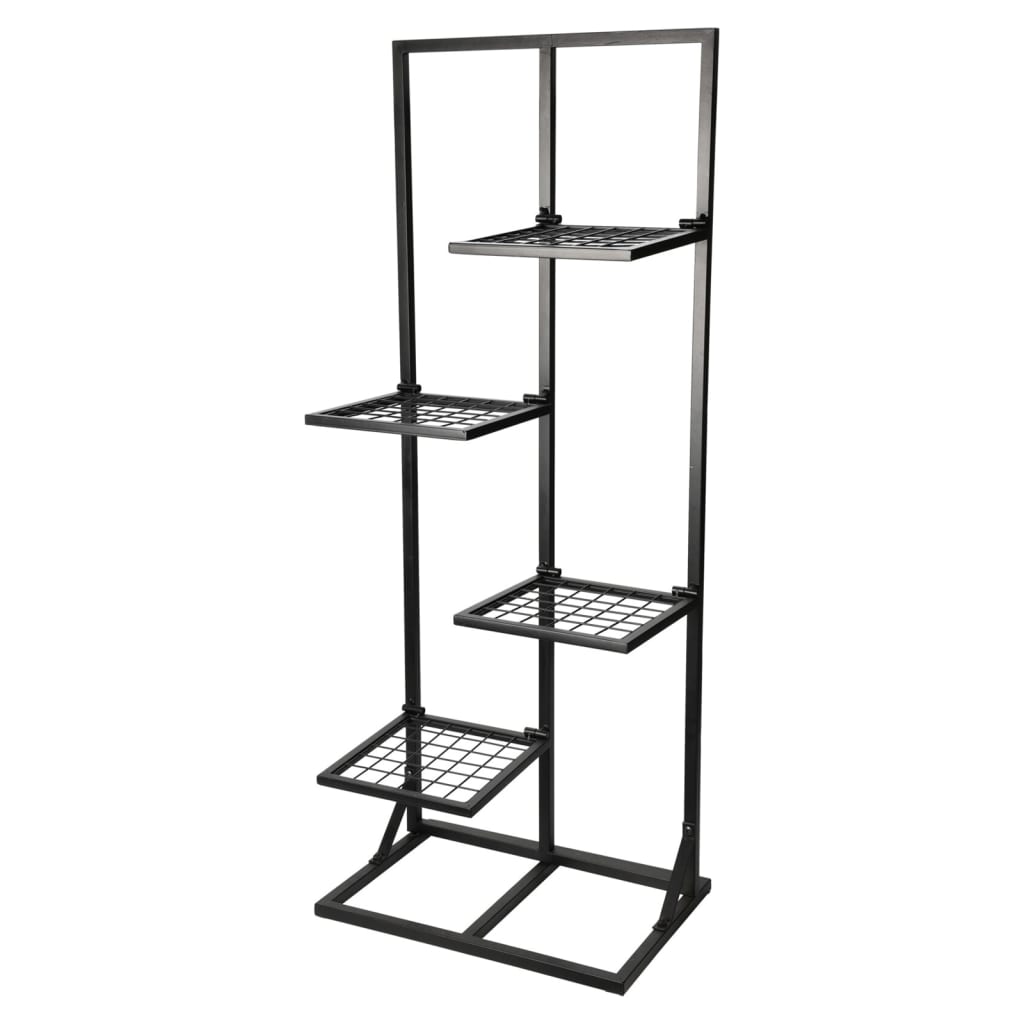 Progarden Progarden Plant Rack med 4 hylder 40x27x102 cm sort