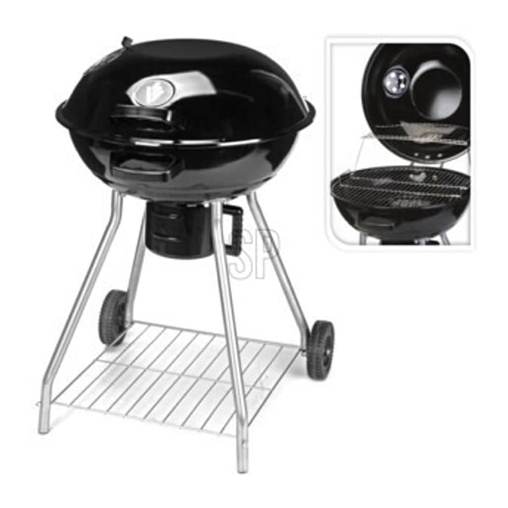 ProGarden ProGarden Barbecuegrill op wielen zwart