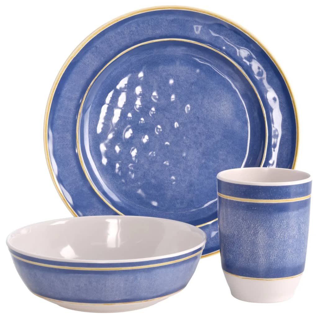 Redcliffs Servicio de campamento de 12 partes Melamine Blue