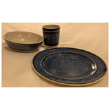 Redcliffs 12-part camping service set Melamine Blue