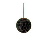HBx Natural Living Weihnachtskugelpapier10cm grün