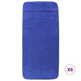 Vidaxl Strangtücher 6 Stcs 400 g m² 60x135 cm Stoff Royal Blue