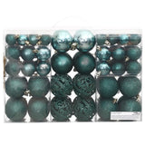 Vidaxl Christmas Balls 100 st 3 4 6 cm zelená