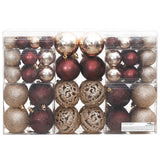 Vidaxl Christmas Balls 100 St 3 4 6 cm Champagne a Brown