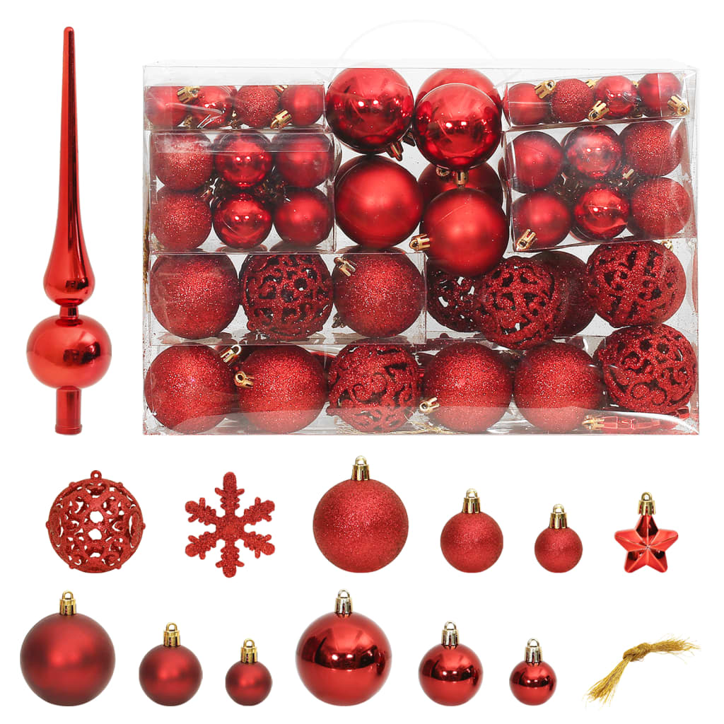 Vidaxl Ball Ball Set da 111 parti Rosso in polistirene