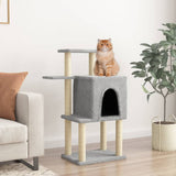 Vidaxl Cat Furniture con graffi di sisal 97 cm grigio chiaro