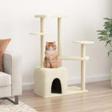 Vidaxl Cat Furniture z Sisal Scratosing Posts 107,5 cm kremowe