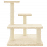 Vidaxl Cat Furniture z Sisal Scratosing Posts 61 cm kremowe kremowe