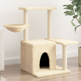 Vidaxl Cat Furniture z Sisal Scratosing Posts 83 cm kremowe kremowe