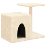 Vidaxl Cat Miwwel mat Sisal kraazt Posts 50.5 cm Crème -Colored