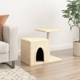 VidaXL cat furniture with sisal scratching posts 50.5 cm cream -colored