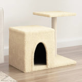 VidaXL cat furniture with sisal scratching posts 50.5 cm cream -colored